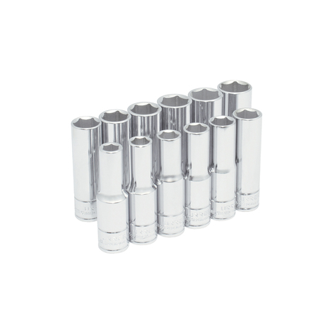 URREA 1/2" Drive Metric, 12 pcs 54204